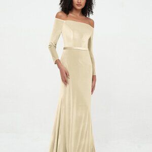 BABARONI LONG VELVET DRESS NWT 14